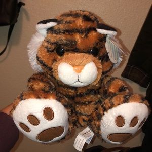 Stuffed animal tiger